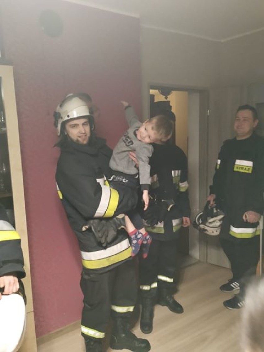Strażacy z OSP Ludwików pomogli choremu Olusiowi [ZDJĘCIA]