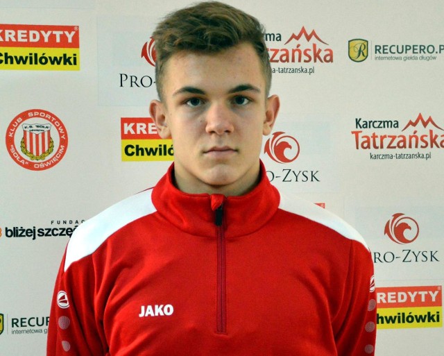 Patryk Formas zdobył pierwszą, historyczną bramkę dla juniorów młodszych Soły Oświęcim w lidze małopolskiej. W Niecieczy Soła zremisowała 1:1.