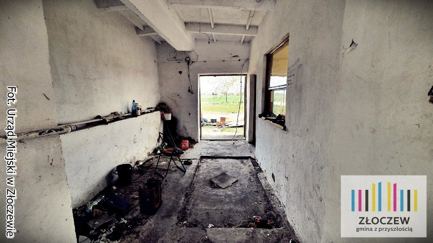 Modernizacja targowiska w Złoczewie. Stare budynki już wyburzone (zdjęcia)