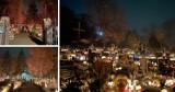 Wszystkich Świętych 2022 na cmentarzu w Bobrownikach. Zjawiskowe zdjęcia z nekropolii wieczorem 