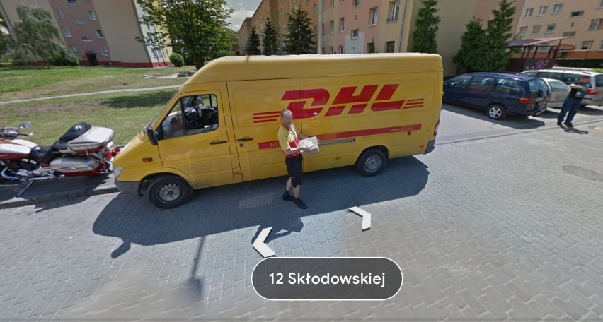 Zdjęcia z Google Street View z Brzegu.