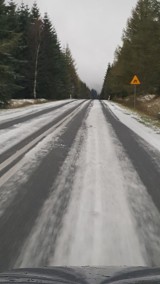 Nie tylko deszcz i wiatr...spadł też śnieg!