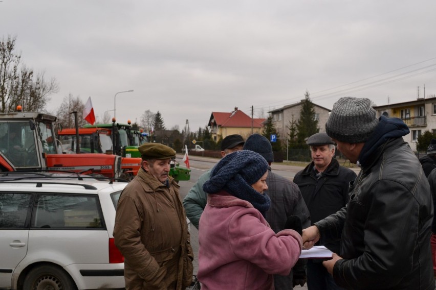 Protest rolników w Silnie, 16.02.2015r