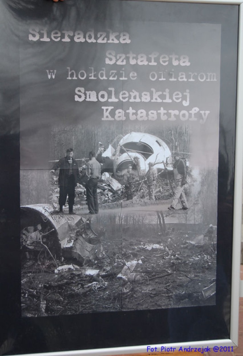 Plakat reklamujący sztafetę. Fot. Piotr Andrzejak