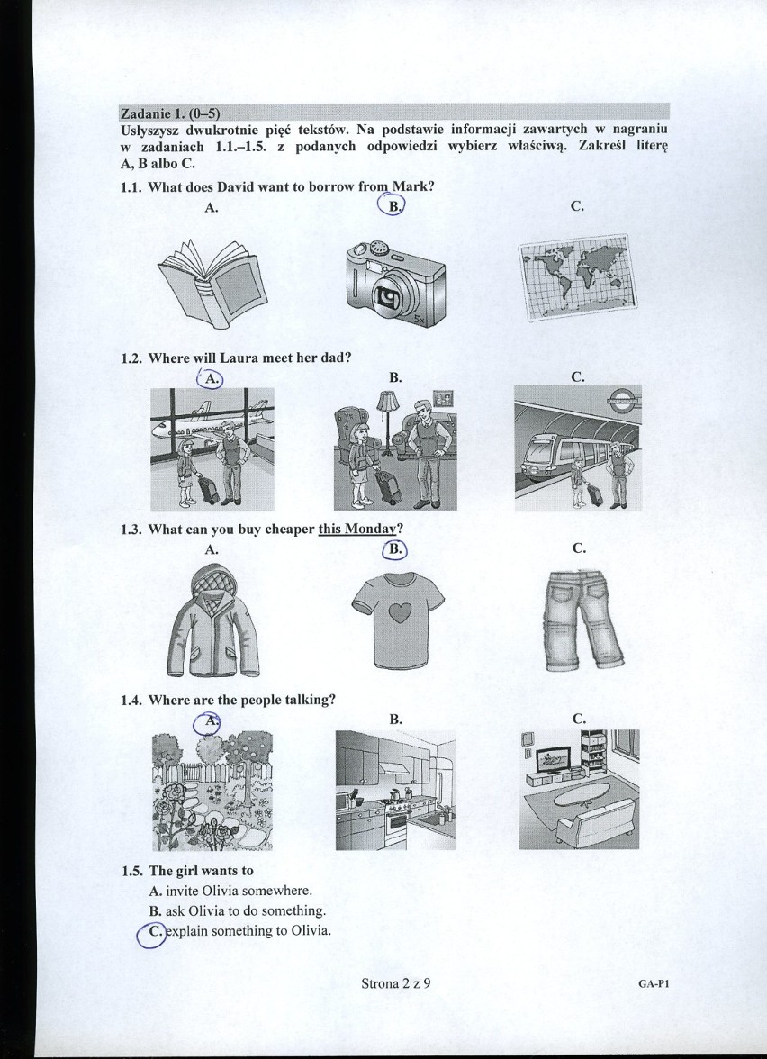 Egzamin gimnazjalny 2016: ODPOWIEDZI angielski poziom...