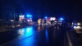 Zderzenie 3 samochodów na dk 20 koło Sylczna. 8 osób rannych [zdjęcia]