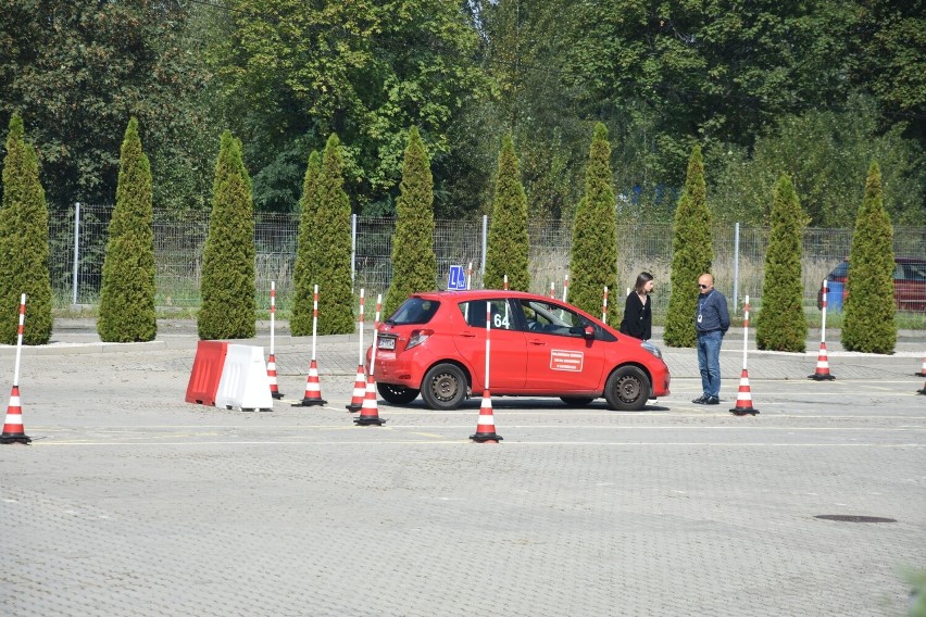 Egzaminatorzy protestują m.in. w Rybniku.