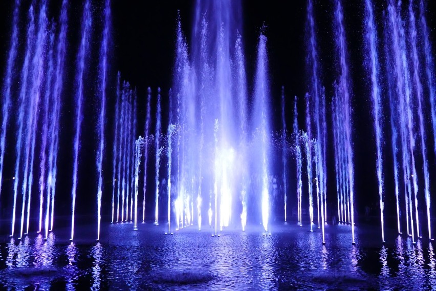 Zrewitalizowane w ubiegłym roku fontanny w Parku Miejskim w...