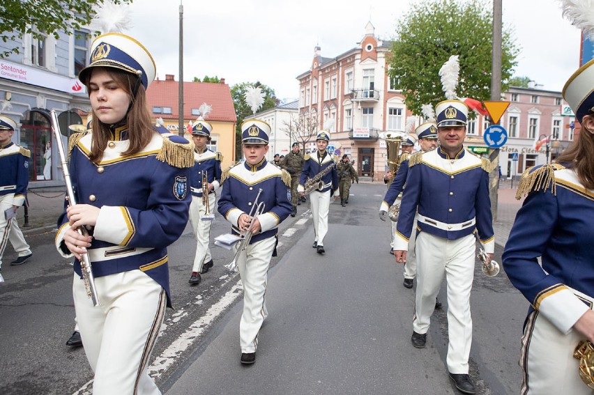 Święto 3 Maja w Kwidzynie. Uroczystości na Skwerze Kombatantów, pod pomnikiem Piłsudskiego i koncert patriotyczny [ZDJĘCIA]