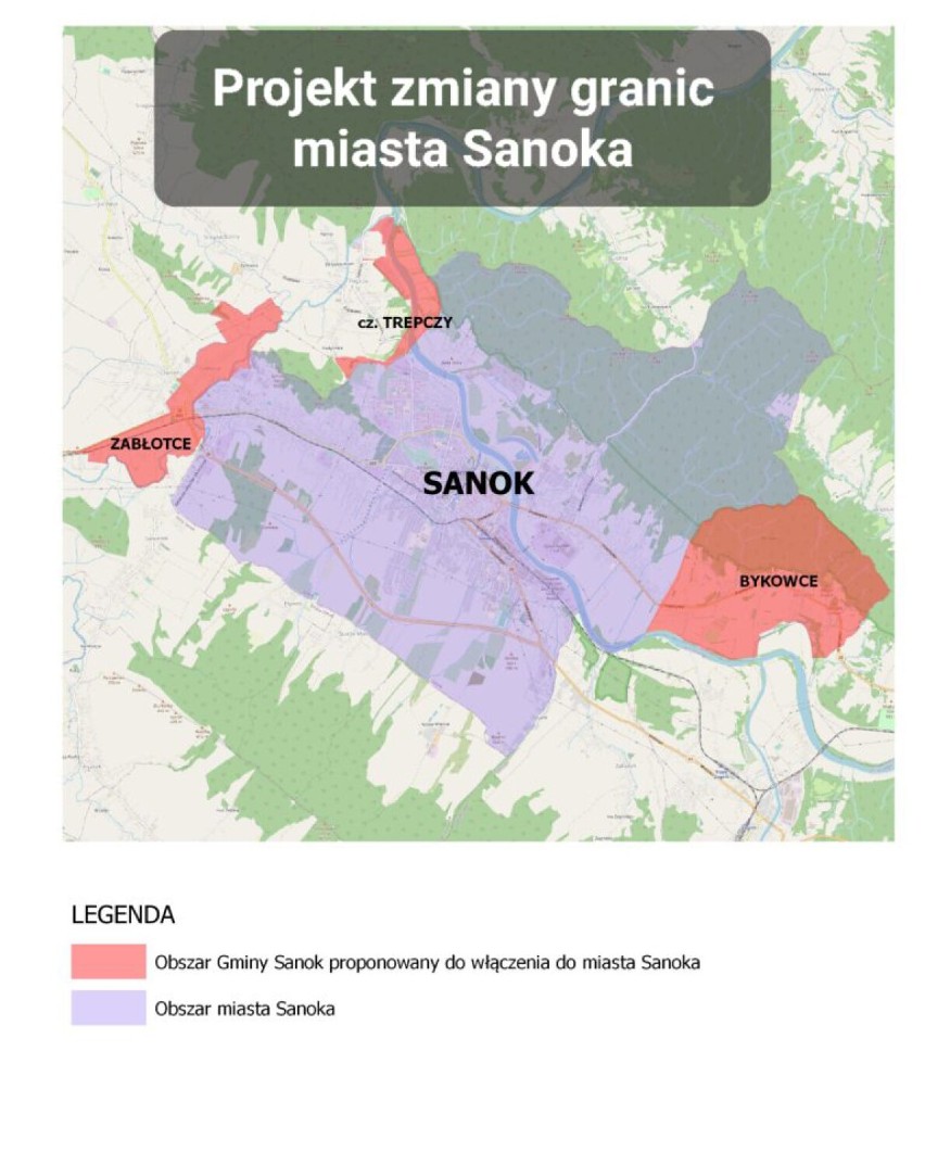 Początkiem lutego ruszają konsultacje w sprawie poszerzenia granic Sanoka