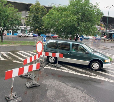 Kierowcy ignorowali znaki i stąd brak korków na Młyńskiej