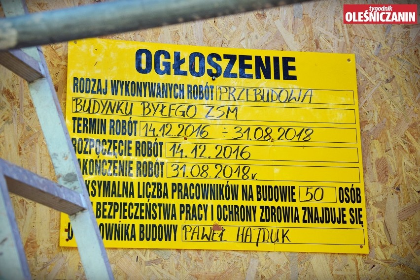 Radni obejrzeli postęp prac w starym szpitalu