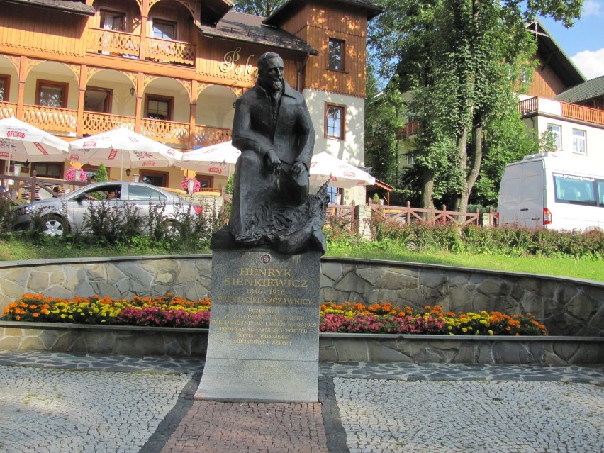 Pomnik H.Sienkiewicza w Szczawnicy
