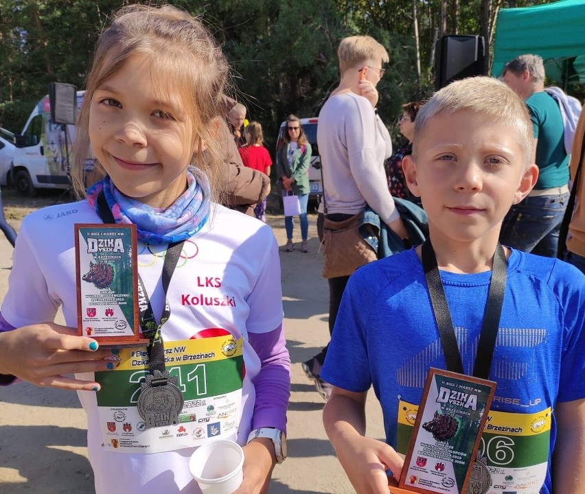 Sukcesy biegaczy LKS Koluszki w brzezińskich biegach „Dzika Dyszka”
