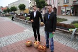 Młodzi kandydaci PiS do Rady Miejskiej rozdawali przechodniom jabłka