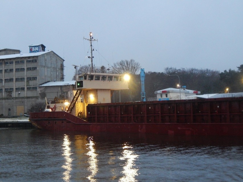 8 stycznia do portu w Ustce wpłynęła Sofia. Szwedzki cargo...