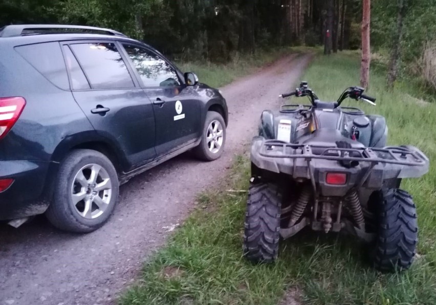 Quady i crossy nie brzmią dobrze w lesie - to akcja...