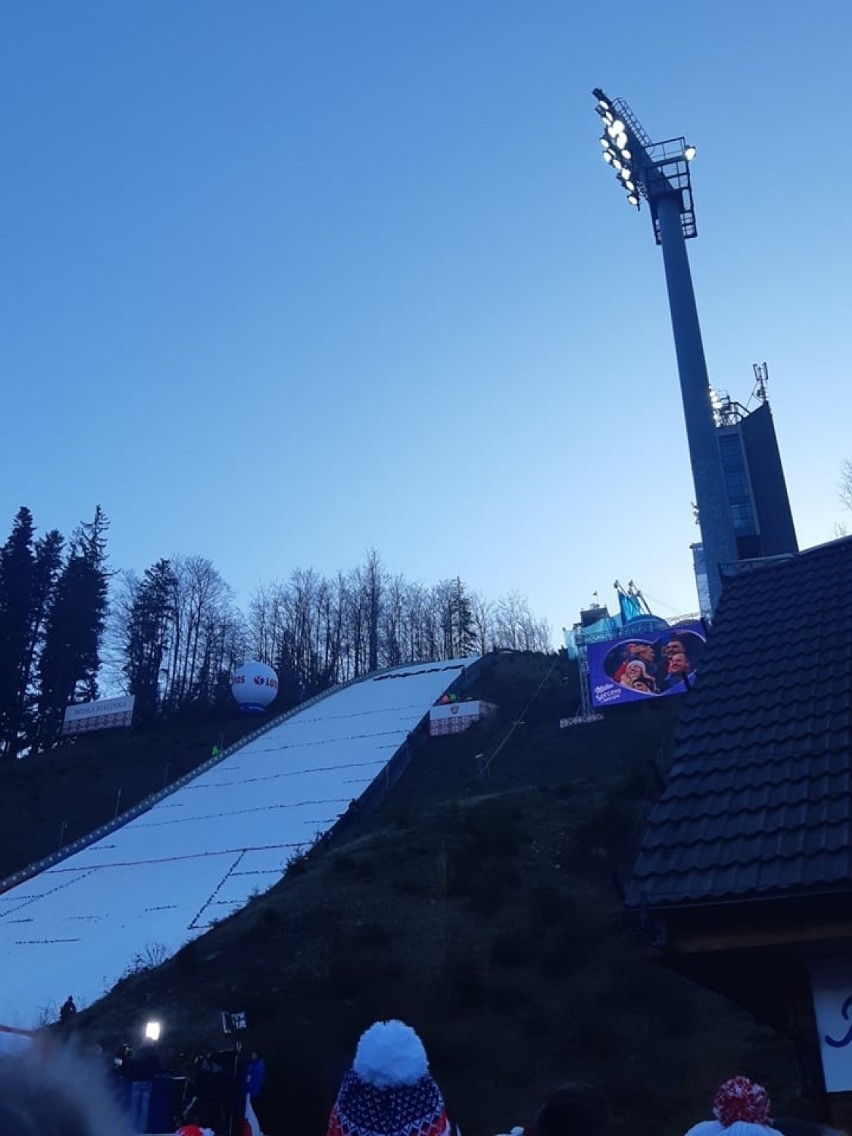 Kibicie z Muszyny dopingowali skoczków narciarskich w Wiśle