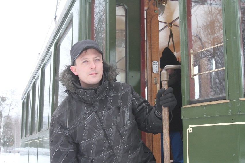 Łodzianin, który na zakupy jeżdzi własnym tramwajem [ZDJĘCIA+FILM]