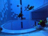 Ćwiczenia nurków z Augustowa na najgłębszym basenie w Europie. Wspólne doskonalenie umiejętności i wymiana doświadczeń