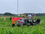 Tragiczny wypadek w powiecie bełchatowskim. Nie żyje jedna osoba [AKTUALIZACJA]