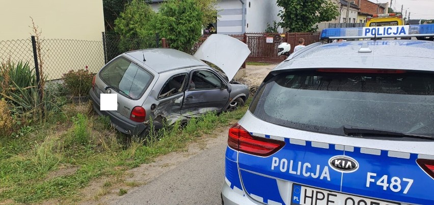 Wypadek w Okrajszowie (gm. Radomsko). Jedna osoba ranna