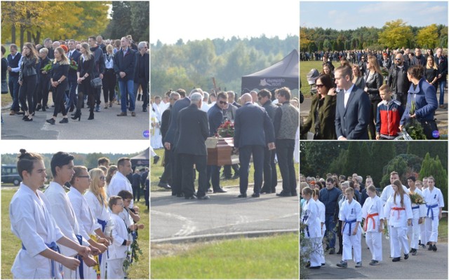 Pogrzeb Jana Mazurkiewicza, prezesa Włocławskiego Klubu Karate Kyokushin i TKKF Horyzont Włocławek