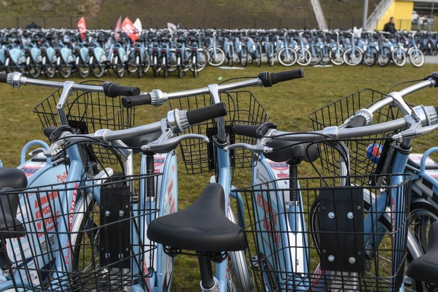 System roweru metropolitalnego Mevo wystartował 26.03.2019...