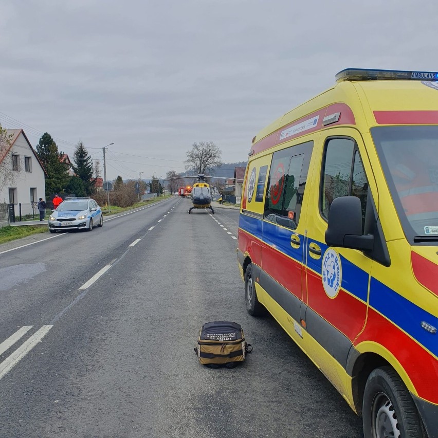 W zdarzeniu dwie osoby zostały poważnie ranne. Na miejsce...