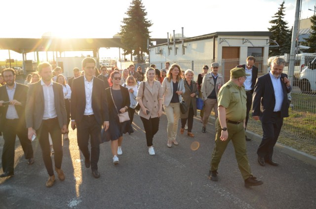 Członkowie Europejskiej Akademii Dyplomatycznej - College of Europe odwiedzili Przemyśl i polsko-ukraińskie przejście graniczne w Medyce.