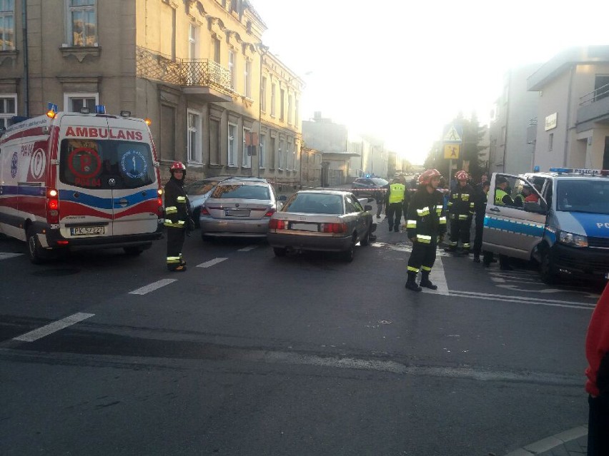 Pijany kierowca spowodował kraksę na ulicy Młynarskiej w...