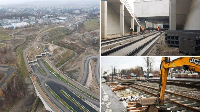 Postępują prace związane z budową Trasy Łagiewnickiej. W sąsiedztwie trwa modernizacja torowiska na ul. Zakopiańskej.