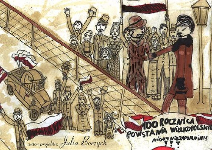 Szamotuły. Praca Julii Borzych zostanie wydana przez Pocztę Polską w formie pocztówki! [ZDJĘCIA]