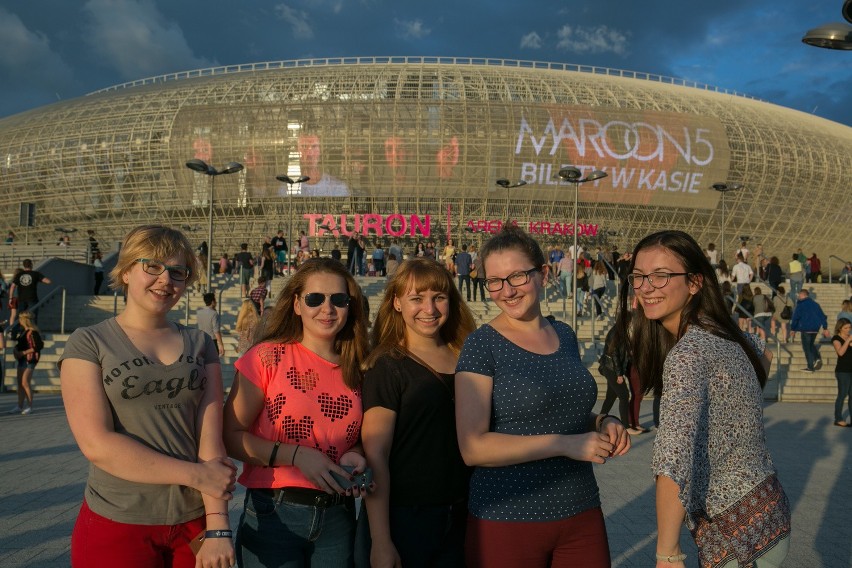 Koncert Maroon 5 w Tauron Arenie Kraków [ZDJĘCIA FANÓW]