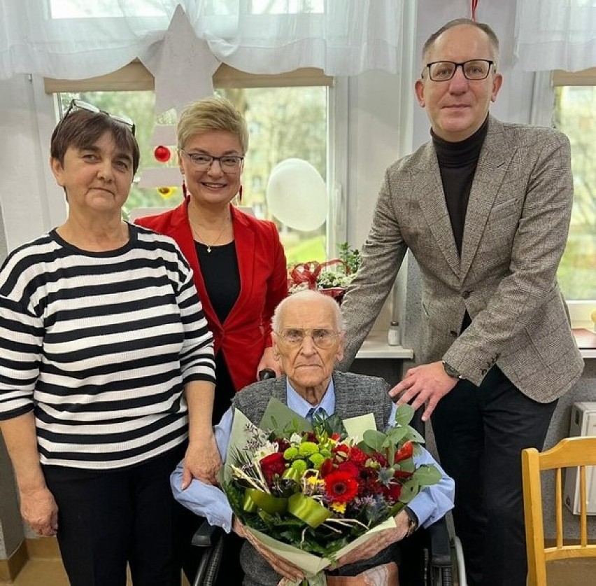 Pan Józef, najstarszy mieszkaniec Leszna świętował 104 urodziny