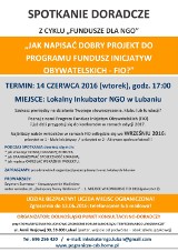 CZERWIEC 2016 w Inkubatorze NGO / DPKD w Lubaniu