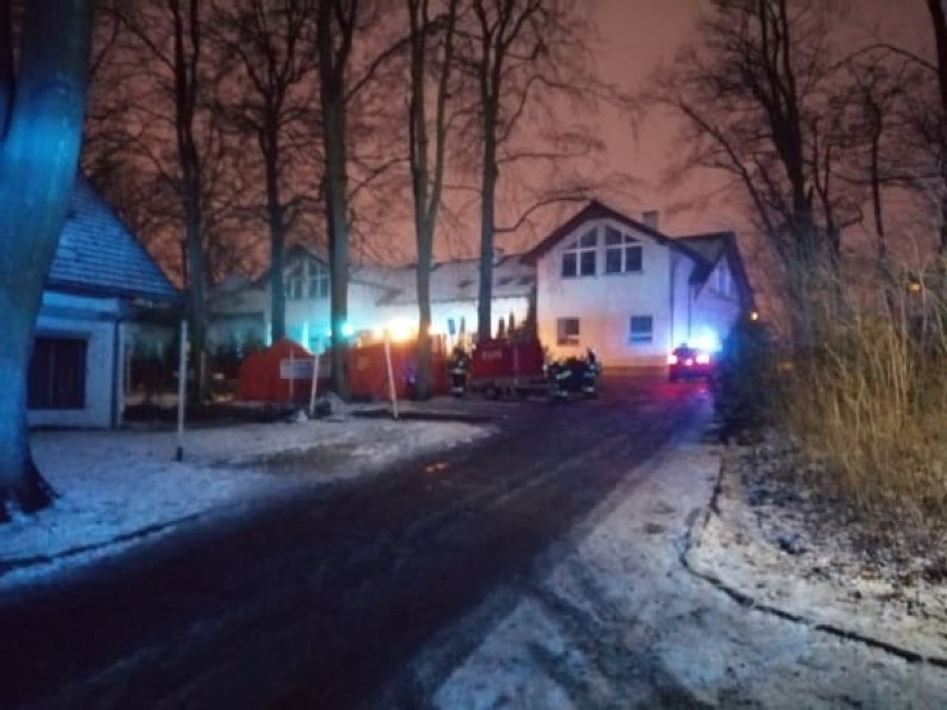 Pożar hospicjum w Chojnicach 6.01.2020. Cztery osoby nie...