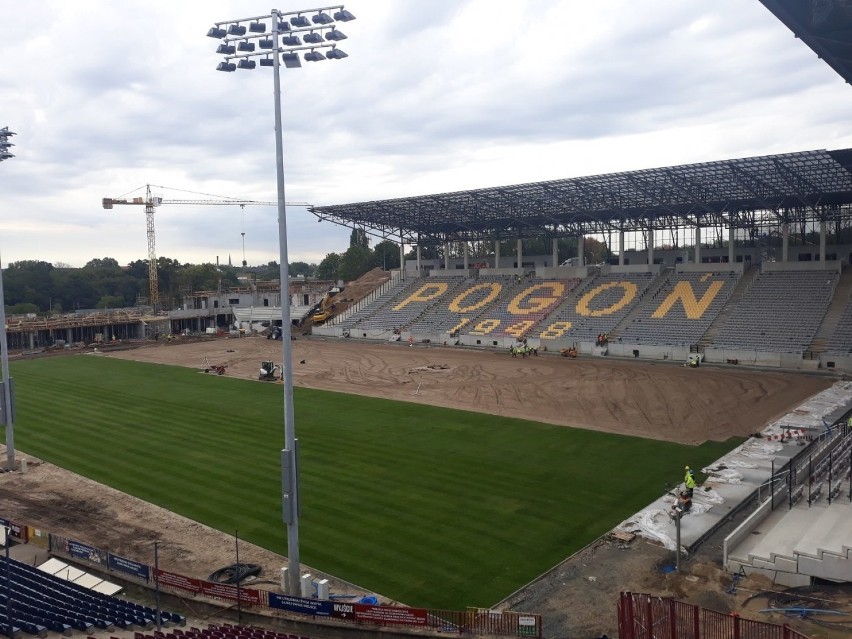 Stadion Pogoni - stan na 28-29 sierpnia 2020