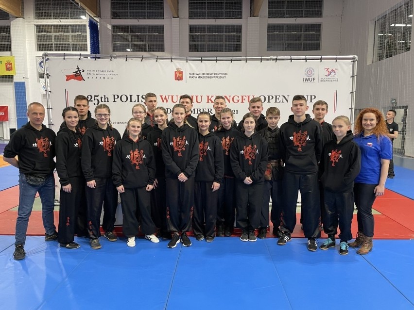 Grad medali MKS Kung Fu i Szkoły Sztuk Walki z Wieliczki w XXV Otwartym Pucharze Polski Wushu Kung Fu w Warszawie [ZDJĘCIA]