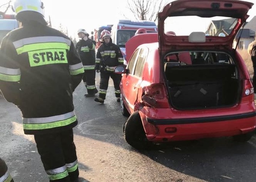 58-letni mężczyzna kierujący volkswagenem najechał na tył...