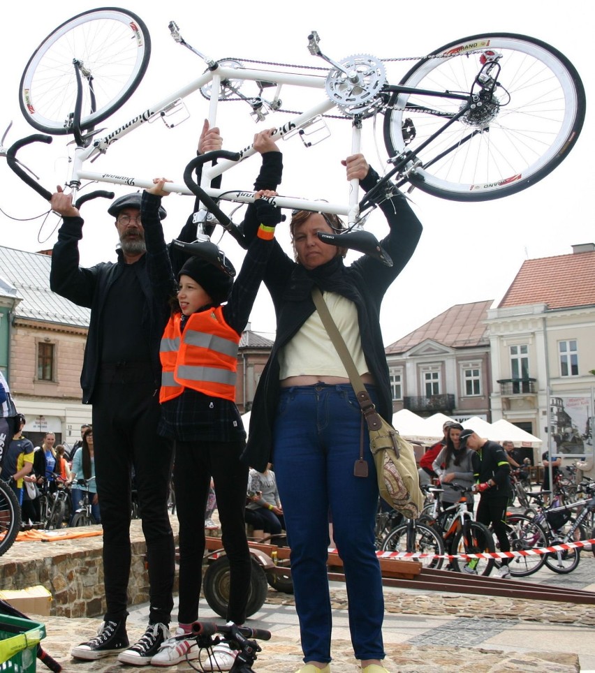 Tandem zbudowany w ramach recyklingu.Fot.Bartłomiej...