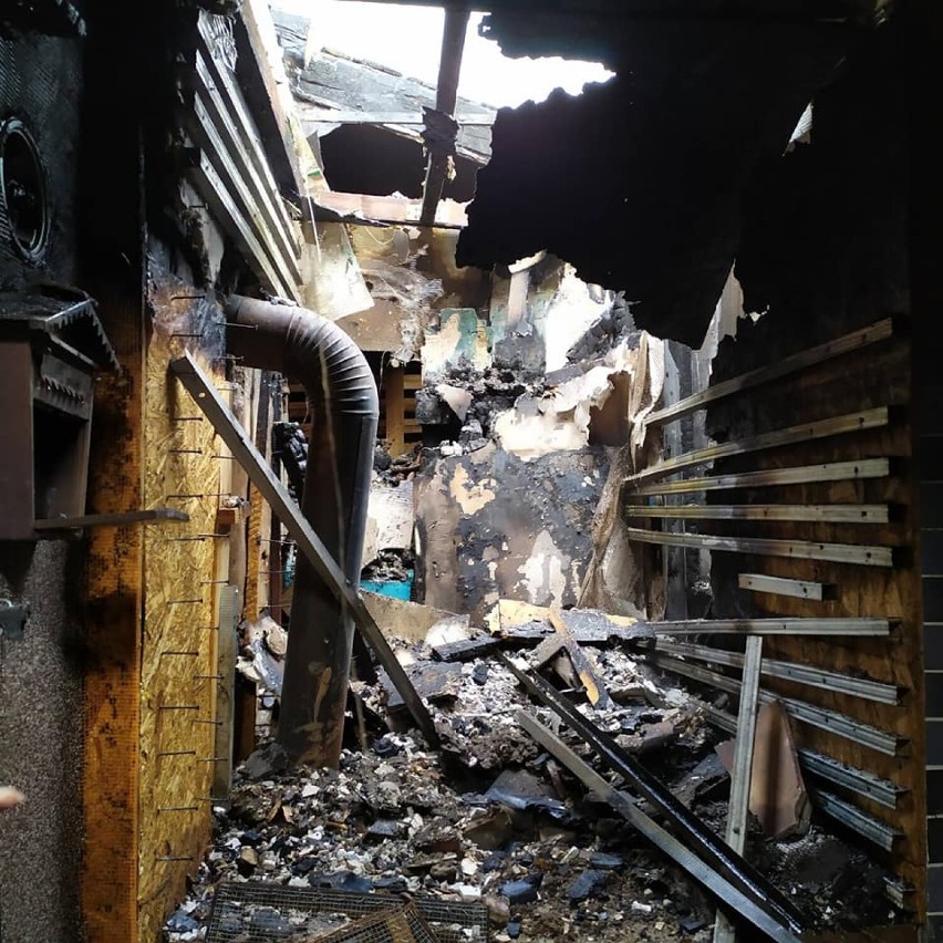 Pożar mieszkania w Nowej Wsi w gminie Przechlewo. Winna … suszarnia na grzyby