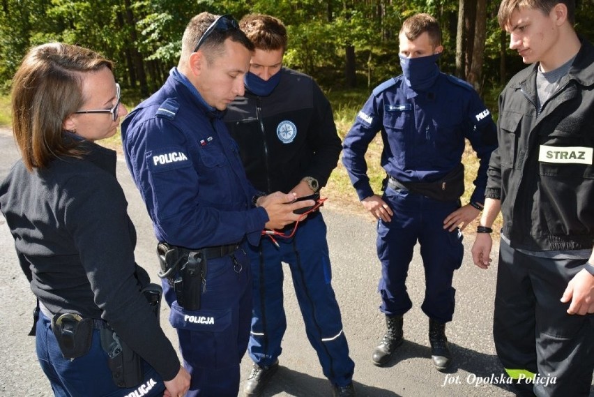 Tak wyglądały ćwiczenia w lasach w okolicy Łubnian.