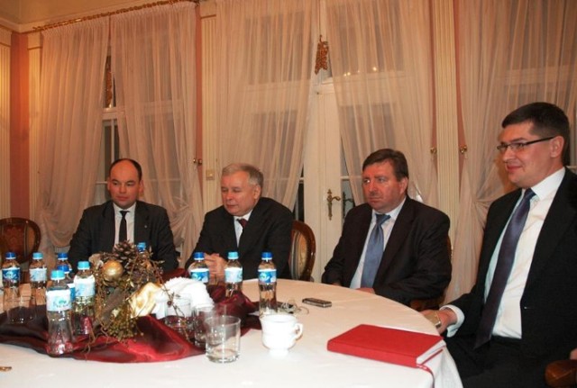 Jan Dziedziczak, Jarosław Kaczyński, Leszek Bierła, Adam Rogacki