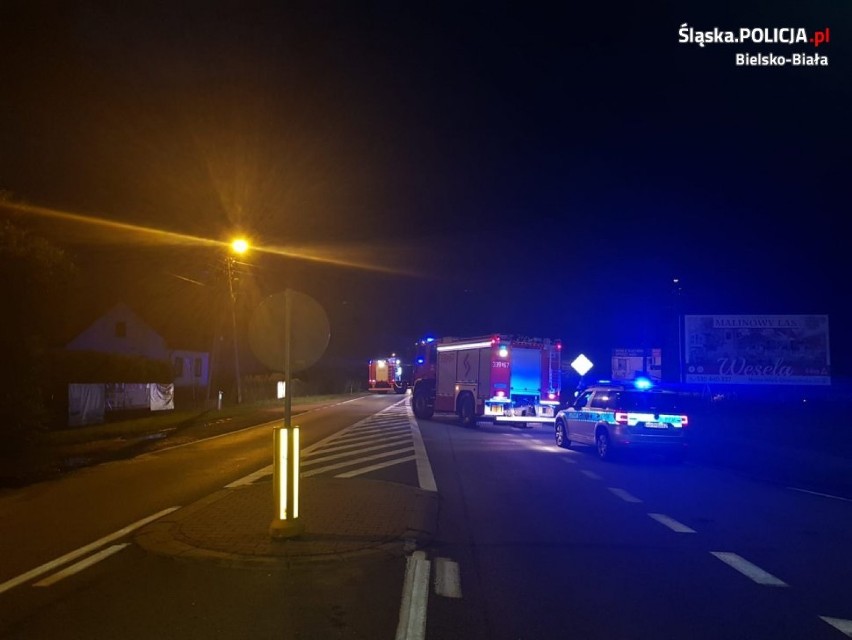 Tragiczny wypadek w Czańcu. Nie żyje 27-letni motocyklista. Są utrudnienia na drodze
