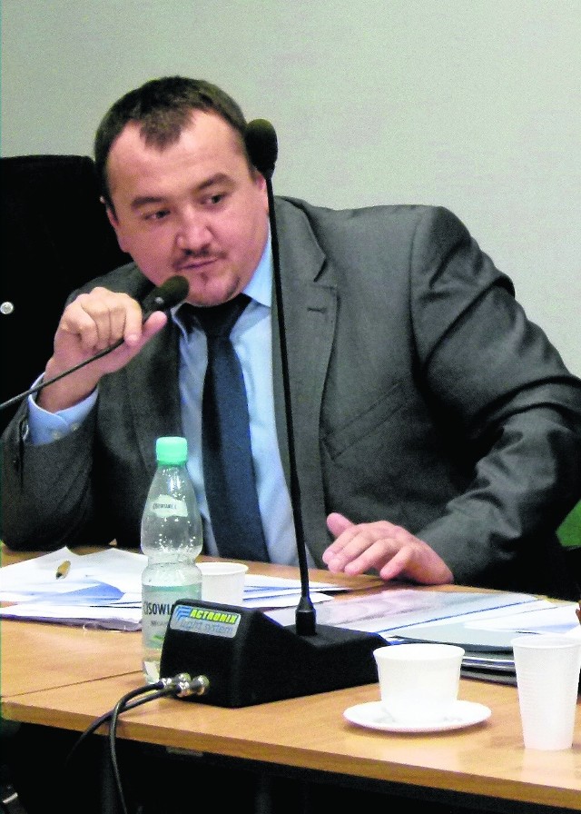 Wiceprzewodniczący rady miasta Robert Florczak pracuje w MSC