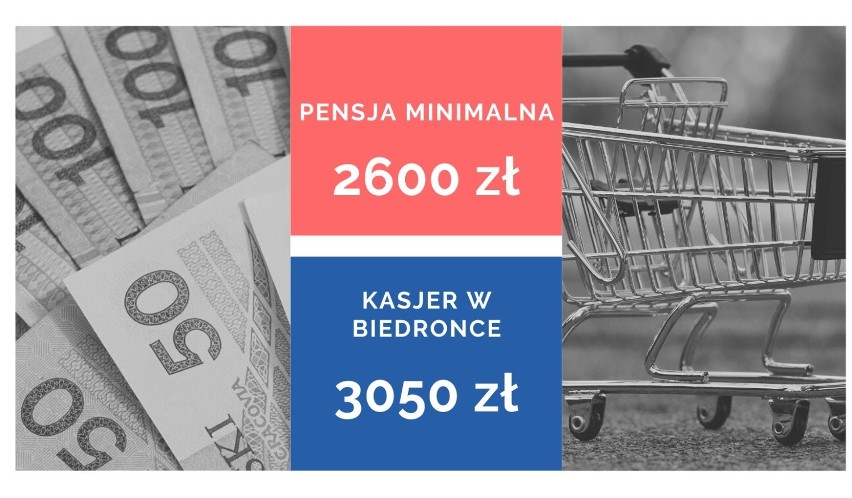 Początkujący kasjer w Biedronce w 2020 roku może liczyć na...