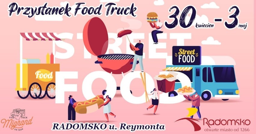 Przystanek Food Truck wraca na ulicę Reymonta w Radomsku....