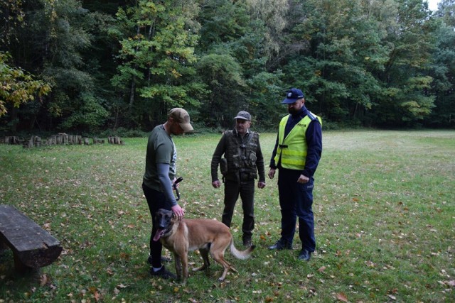 Wspólne patrole policji i straży leśnej odbywają się w ramach akcji prowadzonej przez leśników "Jesień 21"