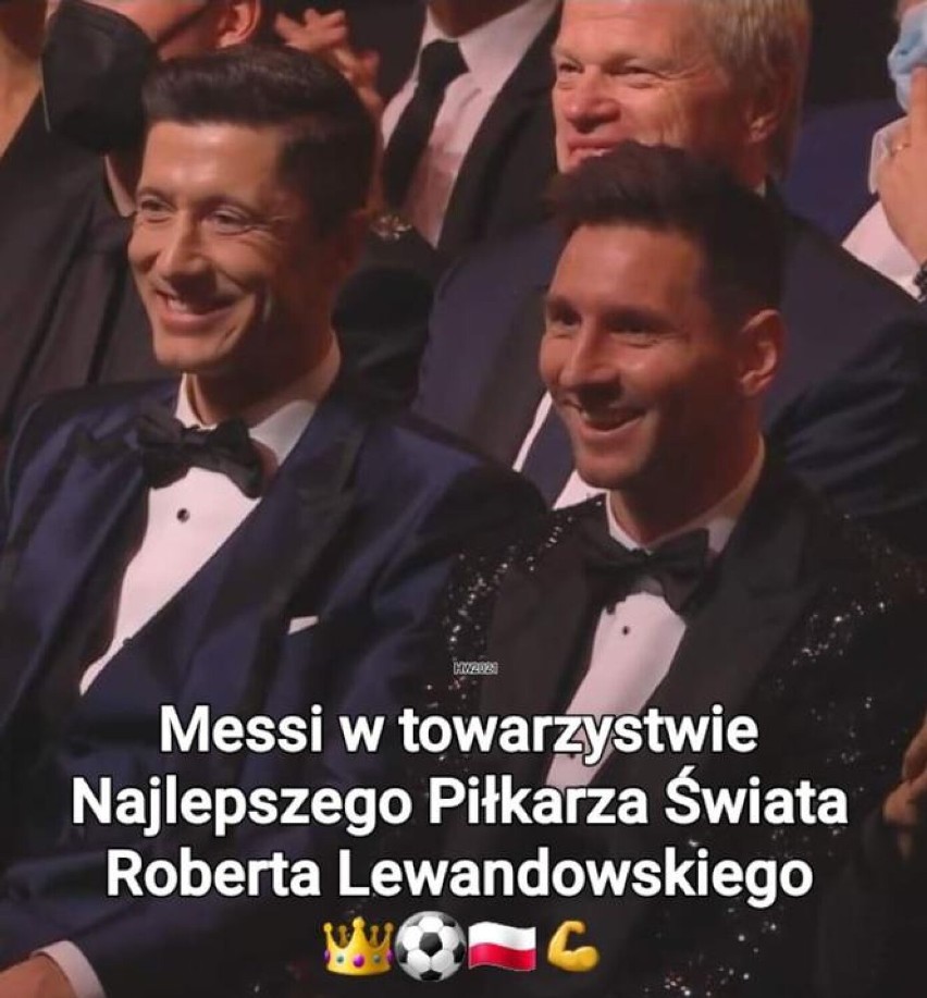 Robert Lewandowski nie zdobył "Złotej Piłki". Na otarcie łez dostał andruty... Zobacz MEMY